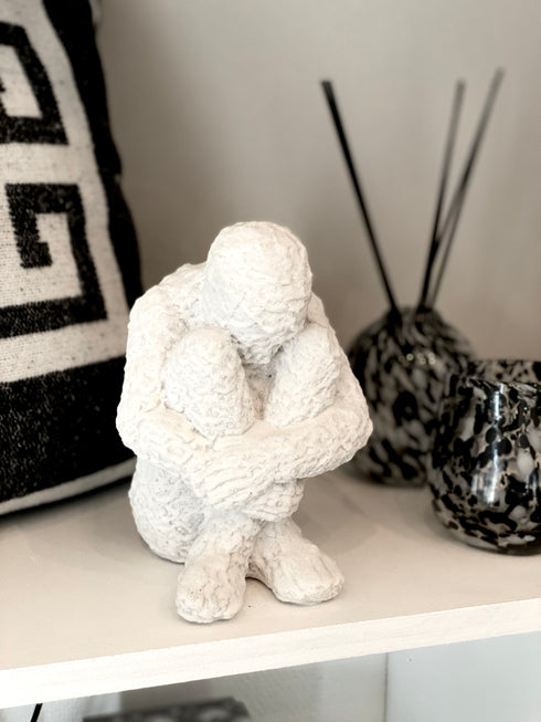 Tristan, Decoration, H17cm, White